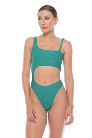 Samantha one piece high leg