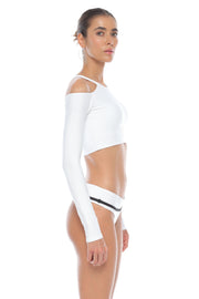 Madox cropped rash guard