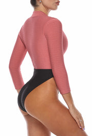 Romina one piece high leg